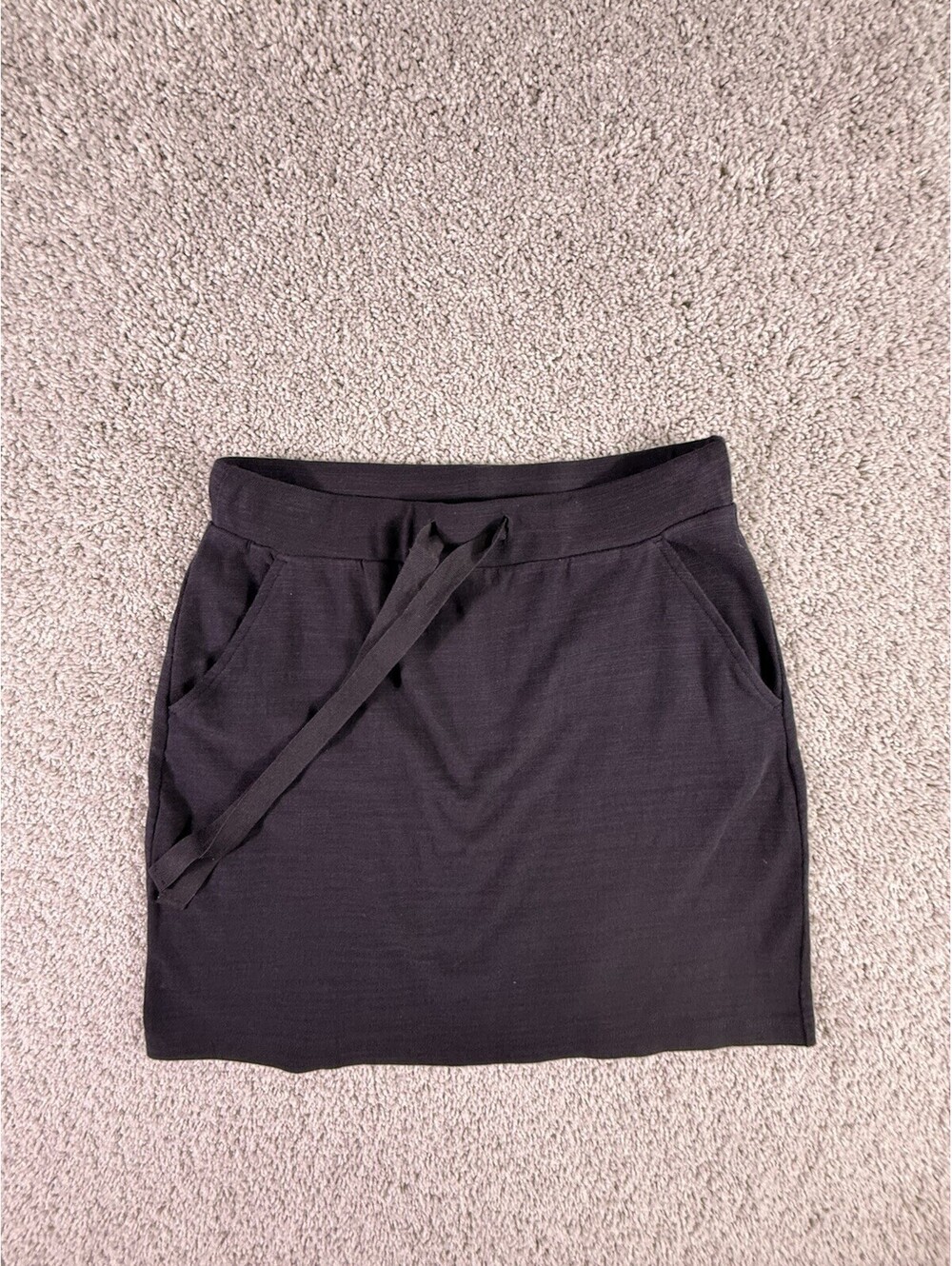 NWT The Loft Black Cotton Skirt Short Size Small
